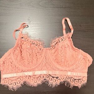 Lace Bralette in Pink